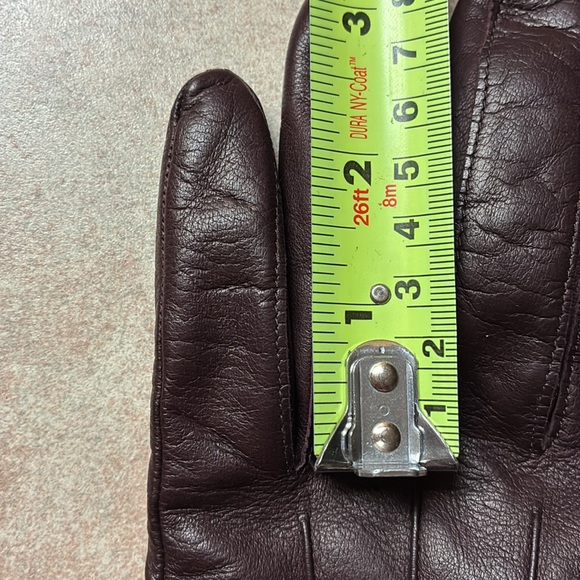 Nwot Coach Oxblood Butter Soft Leather Gloves Size 7 - Picture 12 of 14